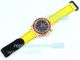 Japan-Made Clone Rolex Daytona Chronograph Ruby Bezel Watch With Yellow Strap (4)_th.jpg